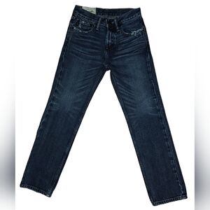 Abercrombie Kids Boys Distressed Medium Wash Slim Straight Jeans Sz 10